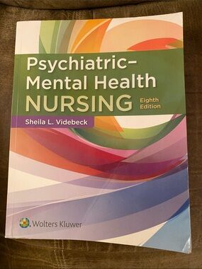 Psychiatric-Mental Health Nursing Book - Green Multicolor Cover DC2